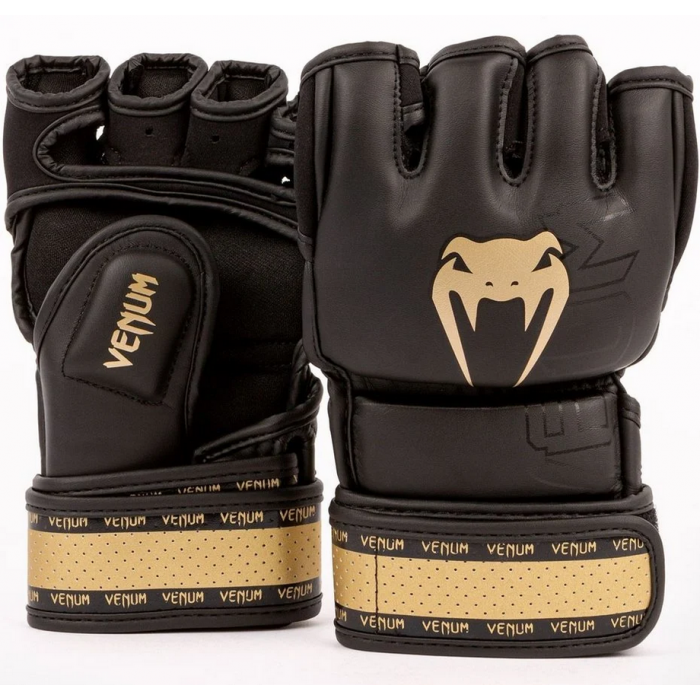 ММА ръкавици - Venum Impact 2.0 MMA Gloves Skintex - Black/Gold​